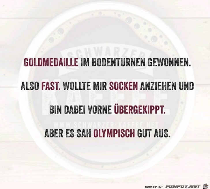 Goldmedaille gewonnen