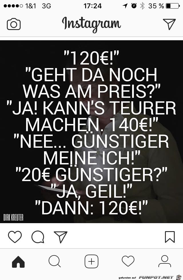 Geht da noch was am Preis Geht da noch was am Preis