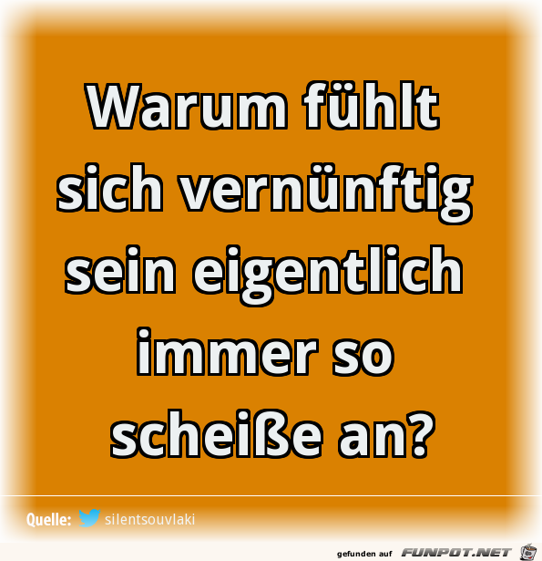 Vernnftig sein