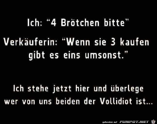 Beim Bäcker... Beim Bäcker...
