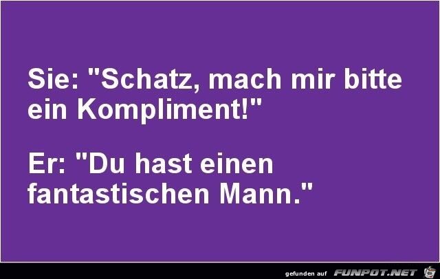 Komplimente machen Komplimente machen