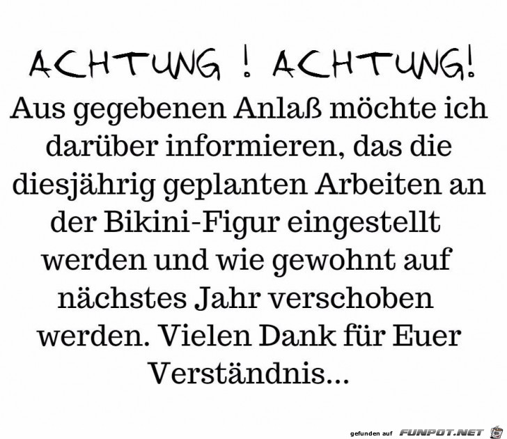 Aus gegebenen Anlaß Aus gegebenen Anlaß