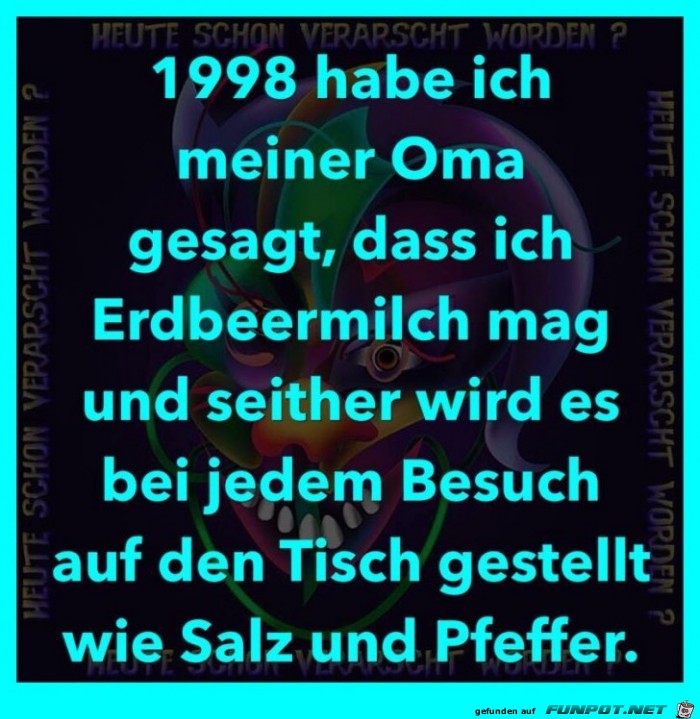 Oma kann sich immer dran erinnern