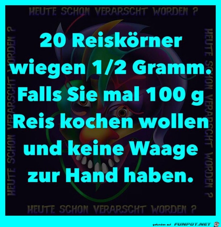 Reis kochen Reis kochen
