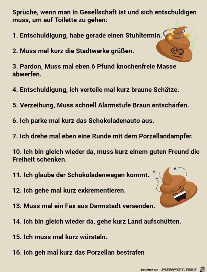 Ausreden Ausreden