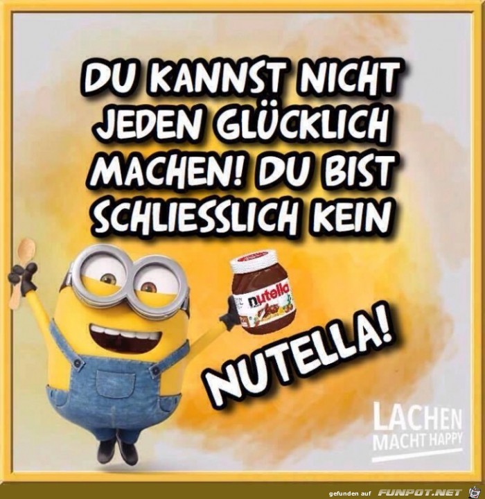 Du kannst nicht jeden gluecklich machen