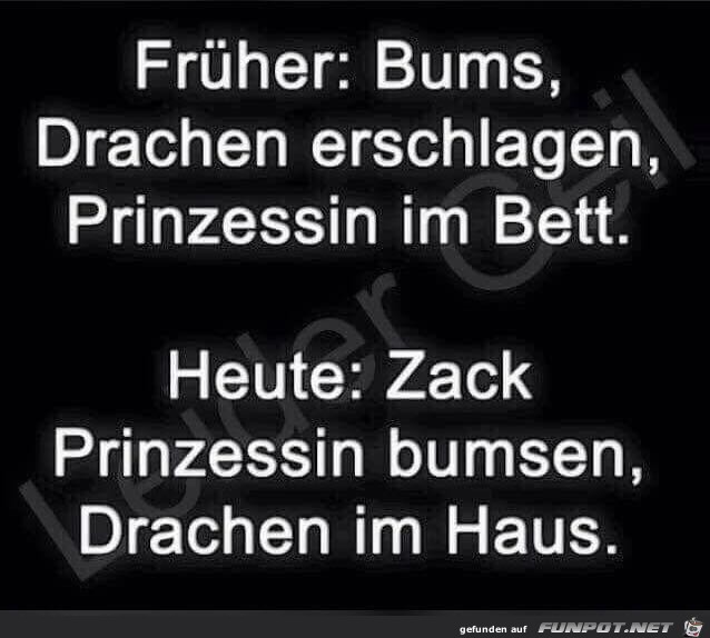 Früher und heute Früher und heute