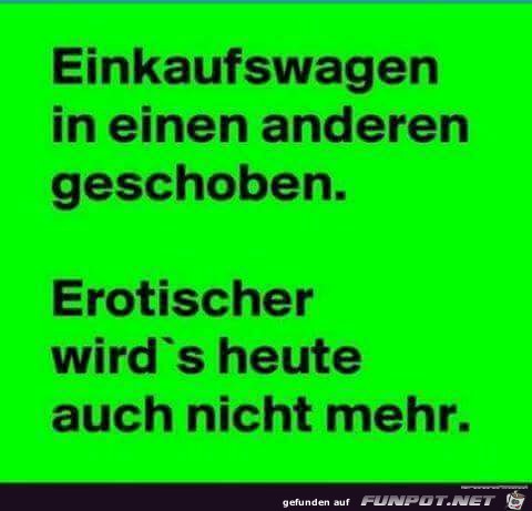 Einkaufswagen geschoben Einkaufswagen geschoben