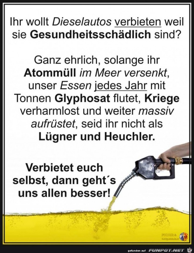 Dieselauto-Verbot