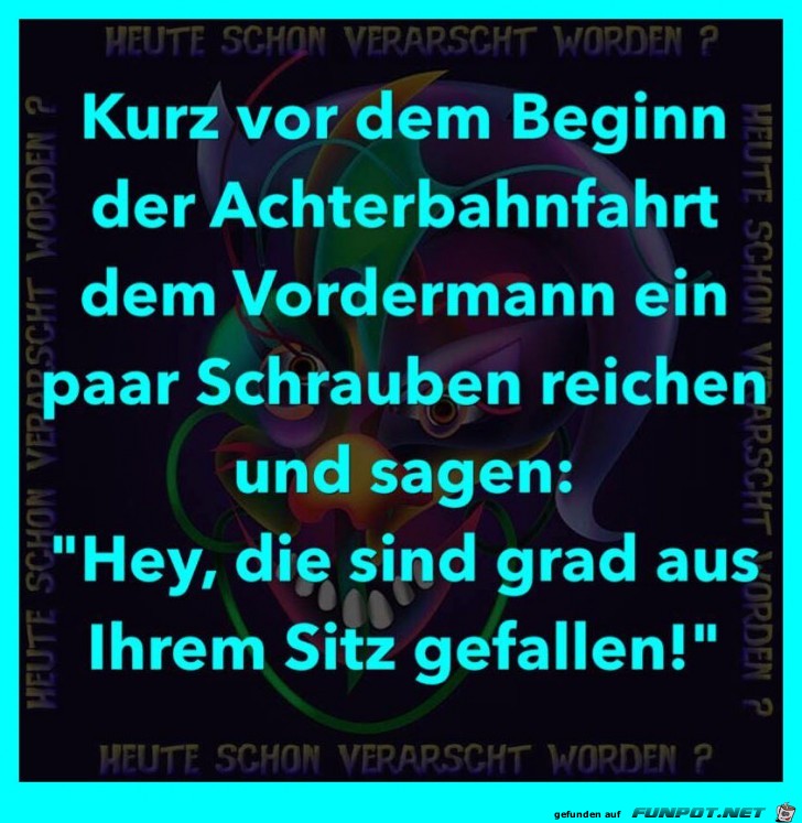 Achterbahnfahrt Achterbahnfahrt