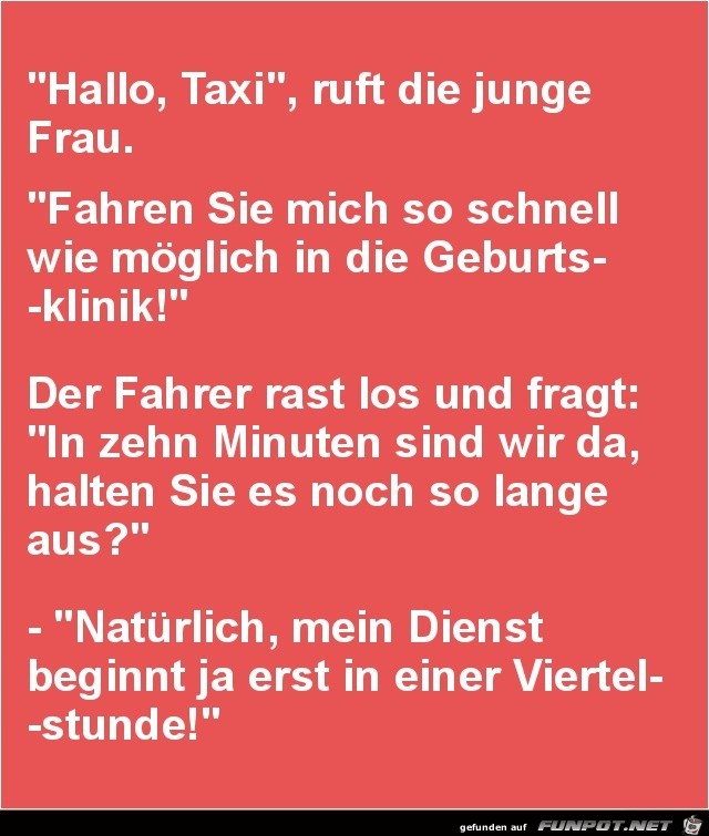 Hallo Taxi,......... Hallo Taxi,.........