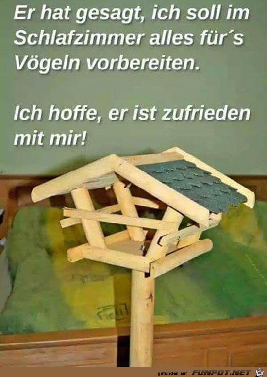 ist er zufrieden.....