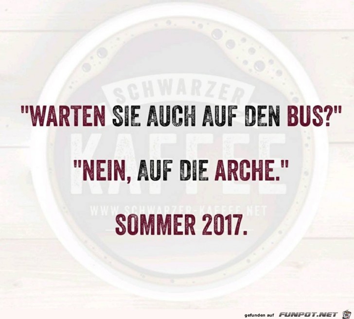 Warten Sie auch auf den Bus?