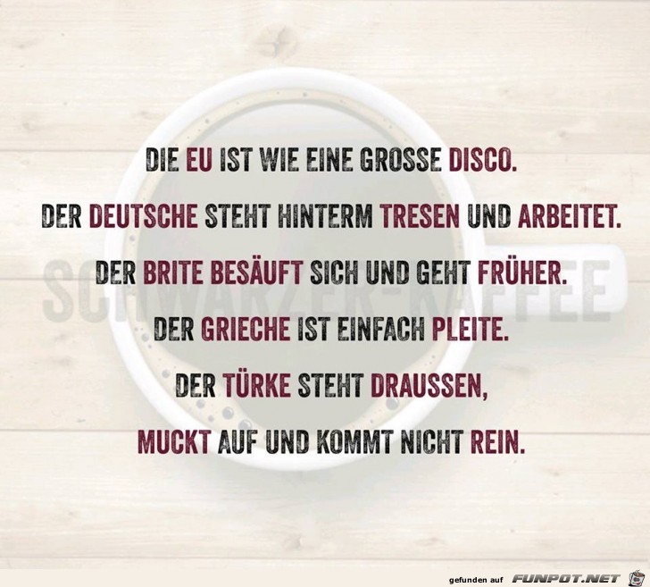 Die EU im Disco-Vergleich Die EU im Disco-Vergleich