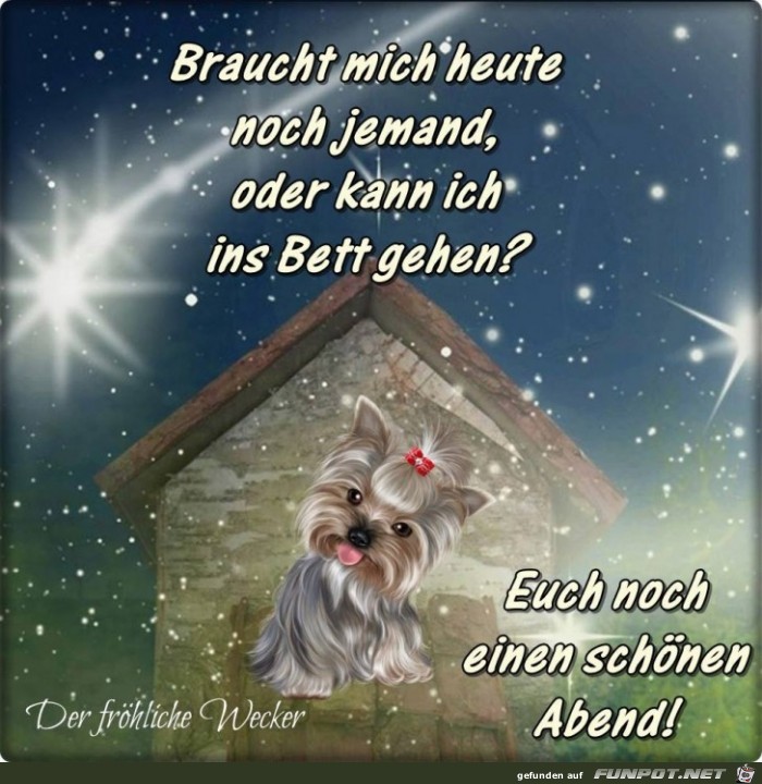 Braucht mich noch jemand Braucht mich noch jemand