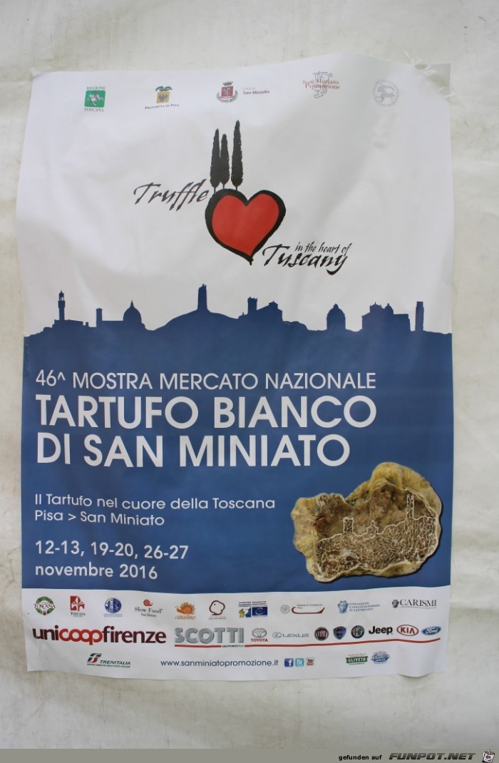 Impressionen vom Trffelfest in San Miniato (Toskana)