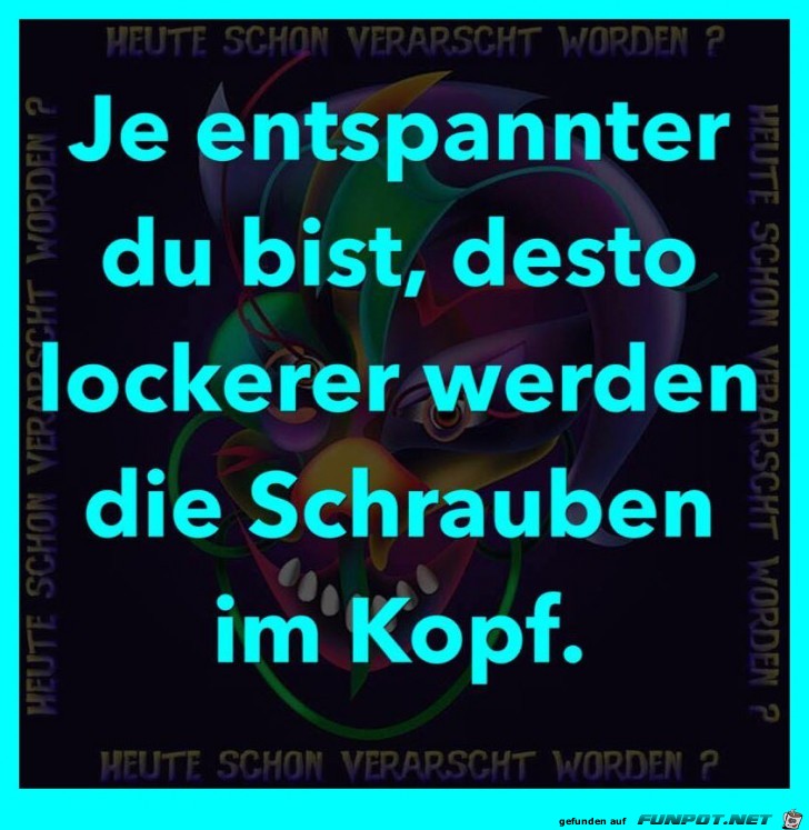 Entspannt Entspannt