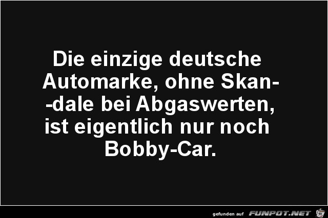 die einzige deutsche Automarke