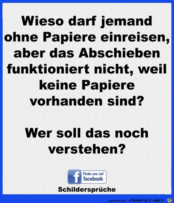 Wer soll das verstehen