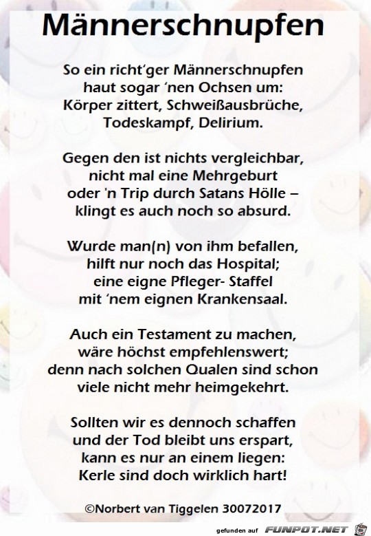 Maennerschnupfen 2017 Maennerschnupfen 2017