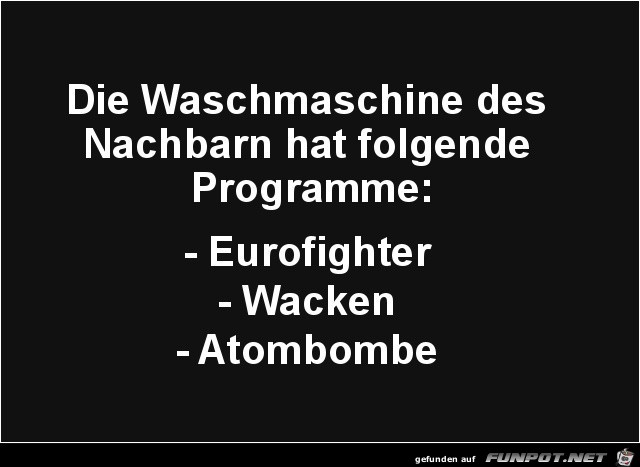 Besondere Waschmaschine Besondere Waschmaschine