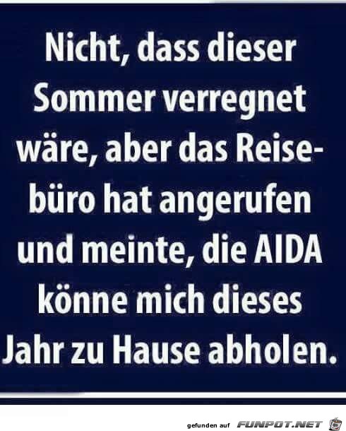 Die AIDA kommt vorbei