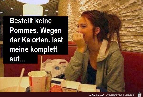 keine Pommes keine Pommes