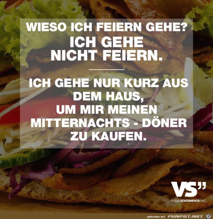 Ich gehe nicht feiern Ich gehe nicht feiern