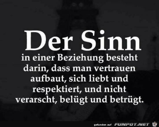 der Sinn .......... der Sinn ..........