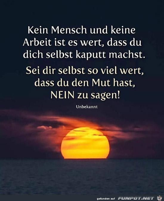 kein Mensch und keine Arbeit.......