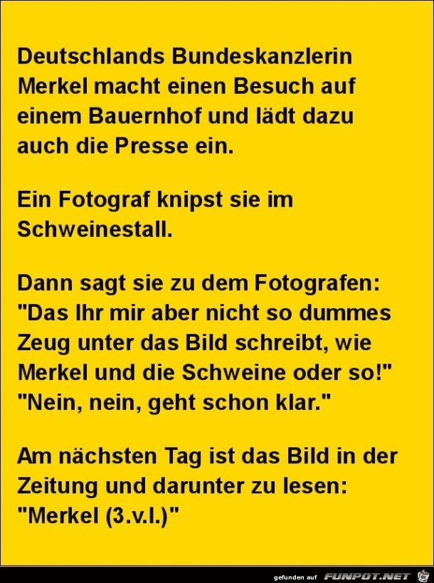 Die haben Humor