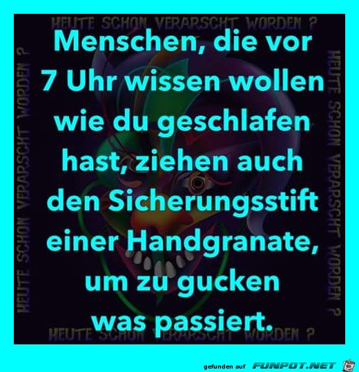 Wenige Menschen