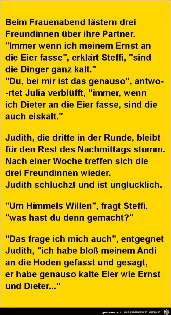beim Frauenabend.... beim Frauenabend....