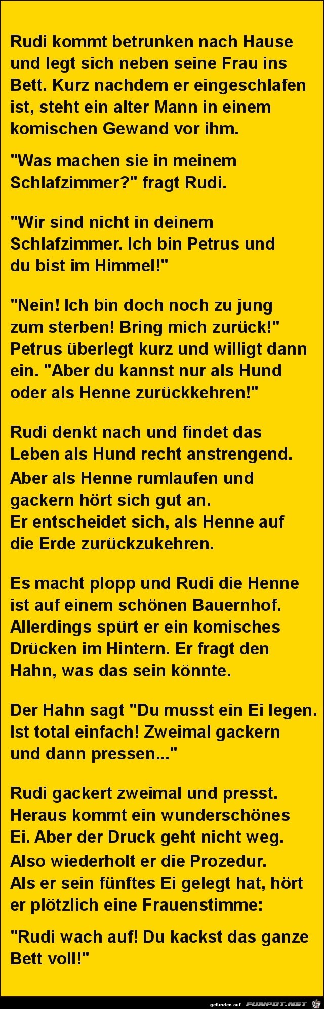 Rudi kommt betrunken nach Hause........ Rudi kommt betrunken nach Hause........