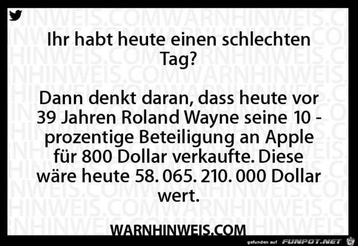 Du denkst Du hast einen schlechten Tag Du denkst Du hast einen schlechten Tag