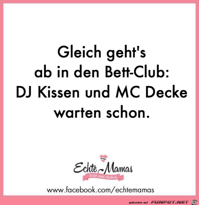 Gleich geht es in den Club