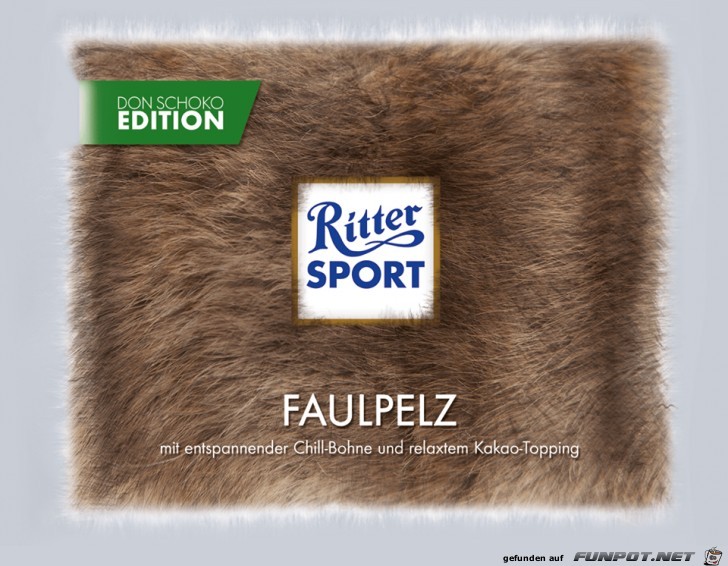 Ritter-Sport Faulpelz