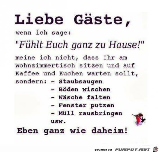 Liebe Gste..........