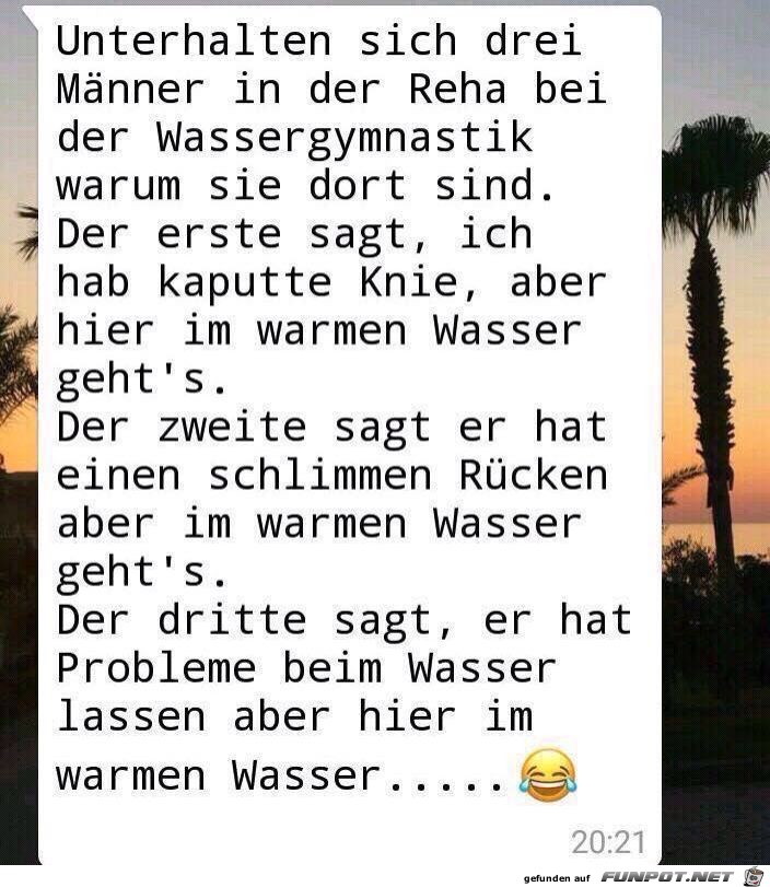 Bei der Wassergymnastik Bei der Wassergymnastik