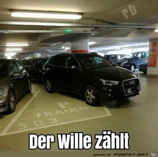 Der Wille zhlt