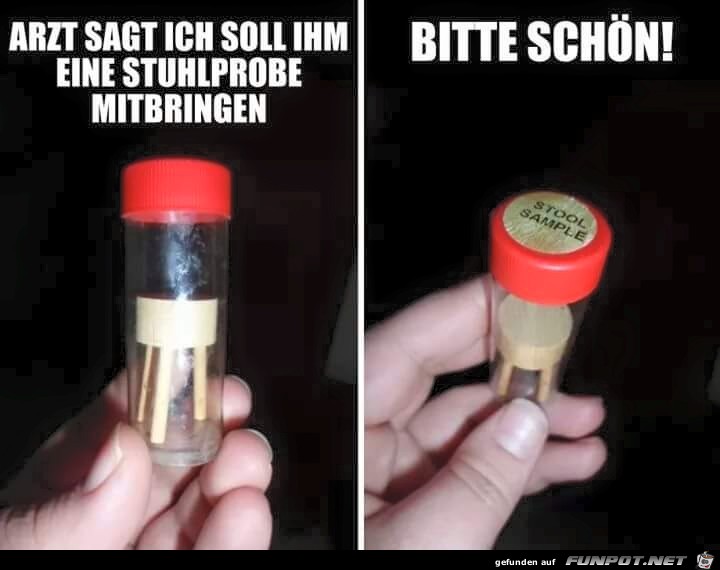 Stuhlprobe Stuhlprobe