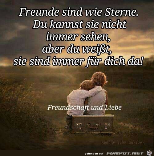 Freunde sind wie Sterne