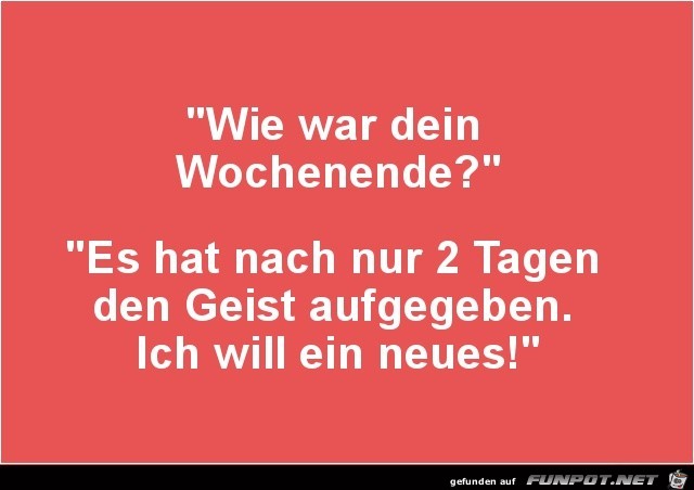 Böses Wochenende Böses Wochenende