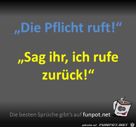 Die Pflicht Die Pflicht