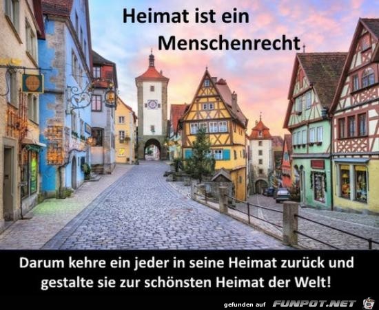 Heimat ist ein Menschenrecht........