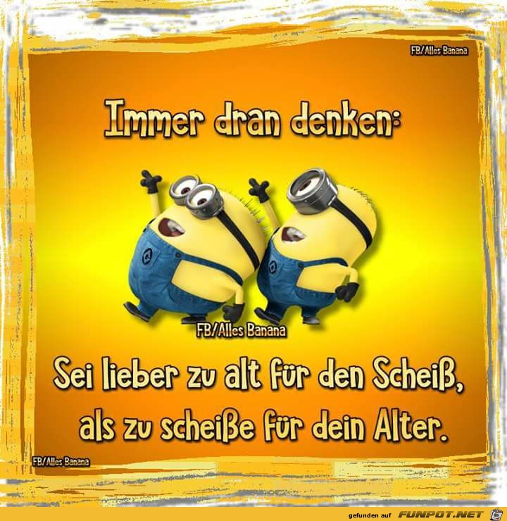 Immer dran denken