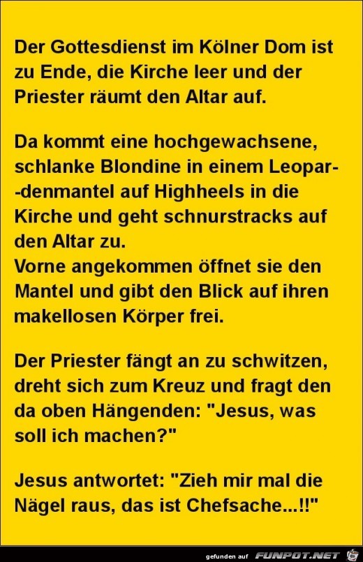 der Gottesdienst im Klner Dom ist zu Ende........