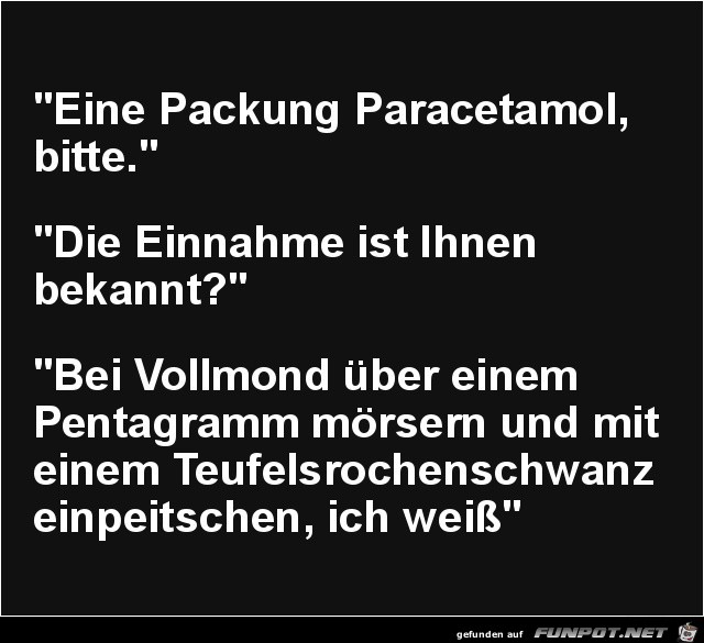 in der Apotheke........ in der Apotheke........