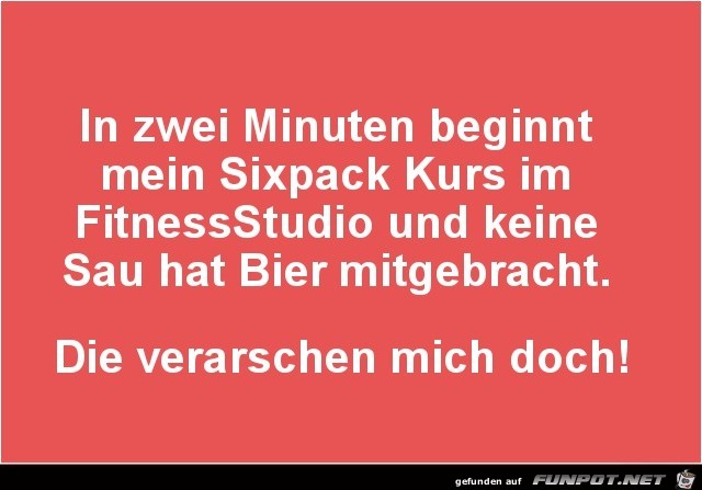 Sixpack-Kurs