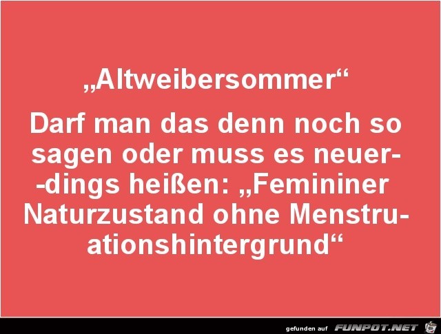 Altweibersommer Altweibersommer